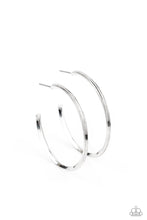 Load image into Gallery viewer, Chic As Can Be - Silver Hoop Earrings