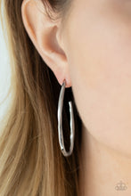 Load image into Gallery viewer, Totally Hooked - Silver Hoop Earrings