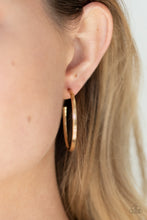 Load image into Gallery viewer, Chic As Can Be - Gold Hoop Earrings