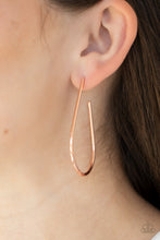 Load image into Gallery viewer, City Curves - Copper Hoop Earrings