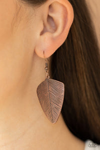One Of The Flock - Copper Earrings