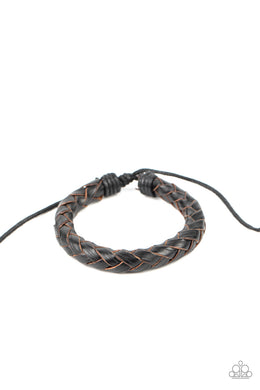 Homespun Comfort - Black Bracelet