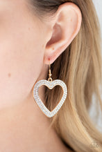Load image into Gallery viewer, GLISTEN To Your Heart - Gold Earrings