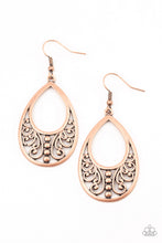 Load image into Gallery viewer, Stylish Serpentine - Copper Earrings