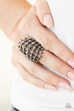 Load image into Gallery viewer, Fiercely Flashy - Black Gunmetal Ring