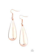 Load image into Gallery viewer, The Drop Off - Rose Gold Earrings
