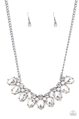 Extra Enticing - Black Gunmetal Necklace