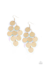 Load image into Gallery viewer, Sequin Seeker - Gold Earrings