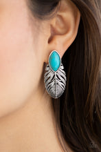 Load image into Gallery viewer, Rural Roadrunner - Blue Post Earrings