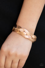 Load image into Gallery viewer, Woven Wonder - Gold Bracelet
