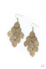 Load image into Gallery viewer, Loud and Leafy - Brass Earrings