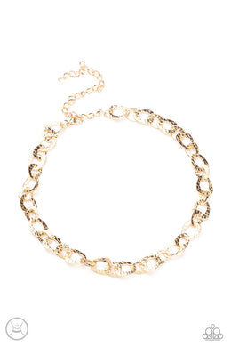 Urban Safari - Gold Choker Necklace