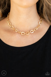 Urban Safari - Gold Choker Necklace
