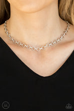 Load image into Gallery viewer, Insta Connection - Silver Choker Necklace