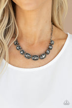 Load image into Gallery viewer, Gorgeously Glacial - Black Gunmetal Necklace