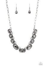 Load image into Gallery viewer, Gorgeously Glacial - Black Gunmetal Necklace