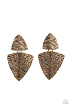 Load image into Gallery viewer, PRIMAL Factors - Brass Post Earrings