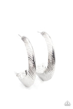Load image into Gallery viewer, I Double FLARE You - Silver Hoop Earrings