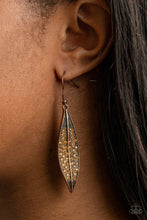 Load image into Gallery viewer, Hearty Harvest - Copper Earrings