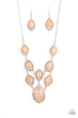 Opulently Oracle - Brown Necklace
