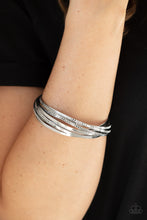 Load image into Gallery viewer, Trending in Tread - Silver Bracelet