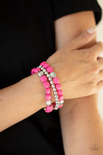 Load image into Gallery viewer, Desert Verbena - Pink Set of Bracelets
