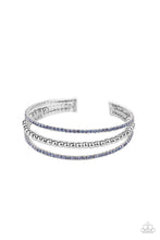 Load image into Gallery viewer, High-End Eye Candy - Blue Cuff Bracelet
