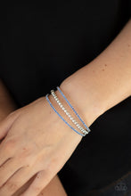 Load image into Gallery viewer, High-End Eye Candy - Blue Cuff Bracelet
