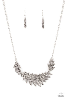 Queen of the QUILL - Silver Necklace