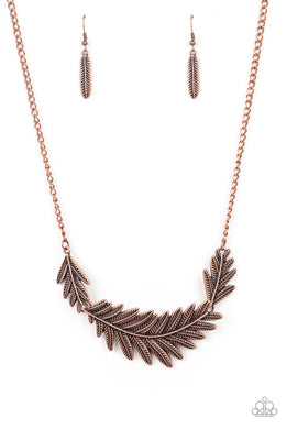 Queen of the QUILL - Copper Necklace