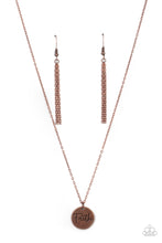 Load image into Gallery viewer, Choose Faith - Copper Necklace