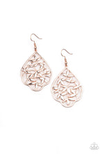 Load image into Gallery viewer, Taj Mahal Gardens - Rose Gold Earrings