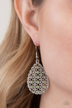 Load image into Gallery viewer, Glorious Gardens - Green Earrings