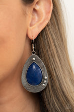 Load image into Gallery viewer, Western Fantasy - Blue Earrings