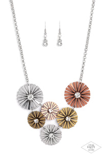 Flauntable Fanfare - Multi (Mixed Metals) Necklace