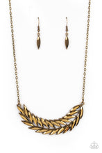 Load image into Gallery viewer, Flight of FANCINESS - Brass Necklace