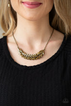 Load image into Gallery viewer, Flight of FANCINESS - Brass Necklace