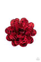Load image into Gallery viewer, Patterned Paradise - Red Hair Clip