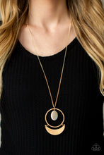 Load image into Gallery viewer, Moonlight Sailing - Gold Necklace