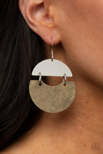 Load image into Gallery viewer, Watching The Sunrise - Brass Earrings