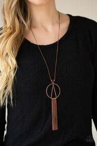 Apparatus Applique - Copper Necklace