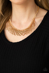 Metro Mirage - Gold Necklace