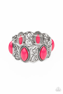 POP, Skip, and a Jump - Pink Bracelet