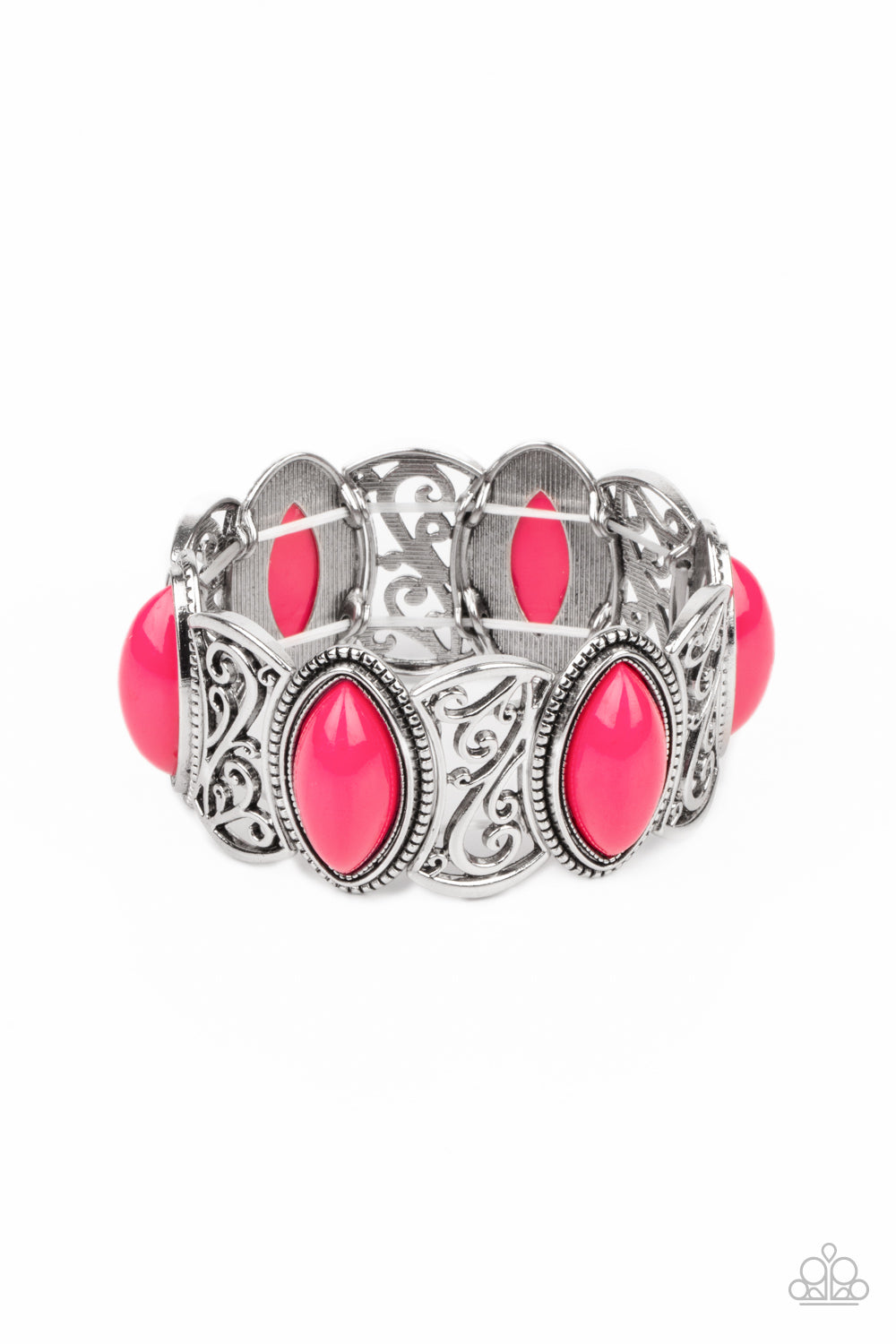 POP, Skip, and a Jump - Pink Bracelet