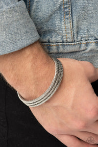 Armored Cable - Silver Bracelet