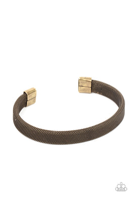 Quit MESHing around - Brass Bracelet