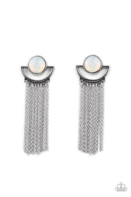 Opal Oracle - White Post Earrings