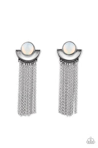 Opal Oracle - White Post Earrings