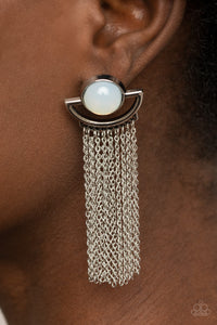 Opal Oracle - White Post Earrings