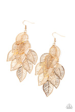 Load image into Gallery viewer, Limitlessly Leafy - Gold Earrings